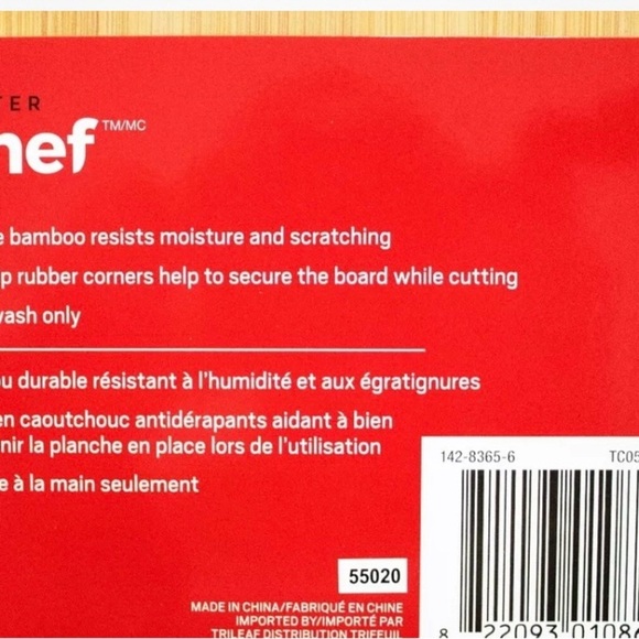 Master Chef Bamboo Cutting Board - Picture 2 of 10